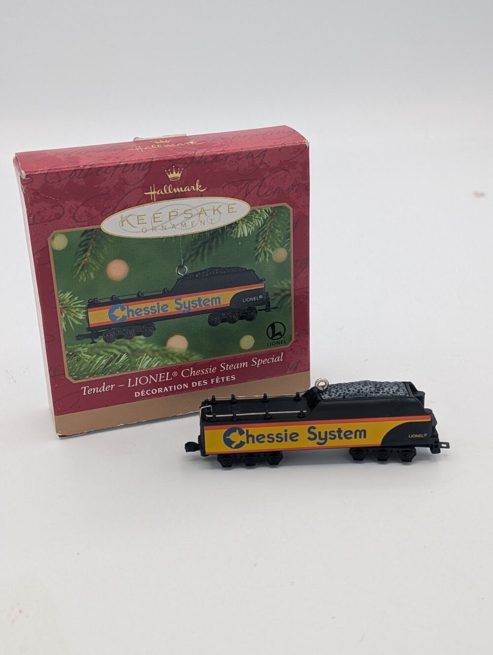 Hallmark Keepsake Lionel Chessie Steam Special Tender Dated 2001 06285 MIB VTG